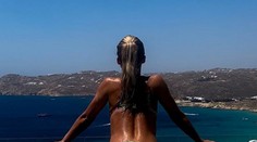 Sexy Lucka Mokráňová na dovolenke. Keď to zbadáte, výhľad vás už zaujímať nebude