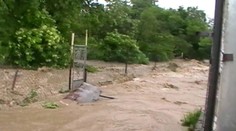 Olšovany pri Košiciach pod vodou