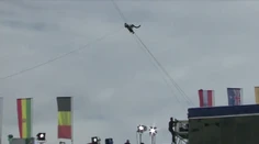 VIDEO: Štart druhého kola obrovského slalomu odložili pre incident s lietadlom