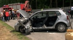 Riskoval život rodiny. Otáčal sa na štvorprúdovke, vrazilo do nich auto