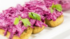 Grilované kuracie prsia na špargľovom rizote s parmezánom