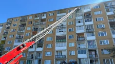 Požiar v Košiciach. Plamene zachvátili byt na ôsmom poschodí