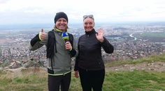Je prvou dámou divadla Andreja Bagara v Nitre. Ján Tribula vzal na Zobor herečku Evu Pavlíkovú