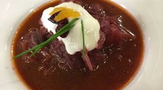 Divinová kapustnica z červenej kyslej kapusty