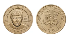 Trump už má aj vlastnú mincu. Stal sa druhým žijúcim prezidentom na americkej mene