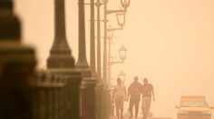 FOTO: Nevídaný úkaz.  Hlavné mesto Iraku zasiahla piesočná búrka