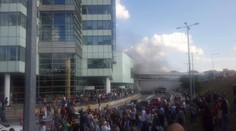 VIDEO: Bratislavský Aupark zachvátil požiar. Budovu evakuovali