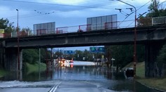 Bratislava pod vodou: Zaplavené boli ulice, areál nemocnice i nový podchod na Trnavskom mýte