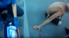 VIDEO: Opilec v Brne odhryzol kamarátovi ucho, polícia ho našla so zakrvavenými ústami