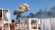 VIDEO: Na základni na Kryme vybuchla munícia, príčiny vyšetrujú