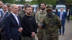 Ukrajinský prezident Zelenskyj pricestoval do Berlína