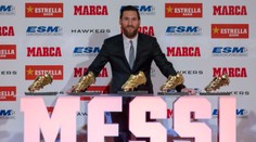 Lionel Messi získal rekordnú piatu Zlatú kopačku