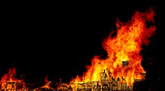 Londýn "v plameňoch". Zapálili repliku historického centra