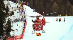 Hororový pád Marca Gisina pri zjazde mužov vo Val Gardene