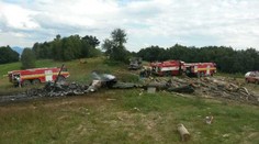 Hrozná foto z miesta nešťastia. Úplne zdemolovaný vrtuľník