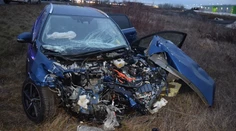 FOTO: Neďaleko Dunajskej Stredy stáli pri mladej žene všetci svätí. Prežila zrážku s dvomi kamiónmi