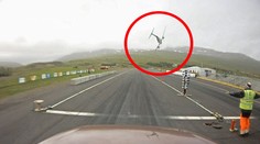 Kamera zachytila desivý moment: Pád lietadla na letisku