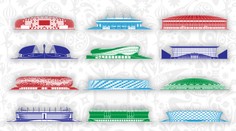 Architektonické skvosty aj škatule od topánok. Také sú štadióny pre futbalové MS v Rusku