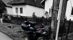 Jazda na štvorkolke sa skončila tragicky: Po náraze do stĺpa zomrel 34-ročný muž