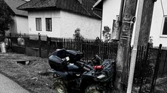 Jazda na štvorkolke sa skončila tragicky: Po náraze do stĺpa zomrel 34-ročný muž