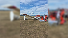 Neďaleko Trnavy padol vetroň pri pristávaní. Žiačka aj inštruktor sú zranení