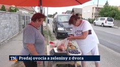 Predaj ovocia a zeleniny z dvora