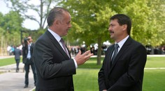 Kiska je už v Budapešti, debatoval s prezidentmi