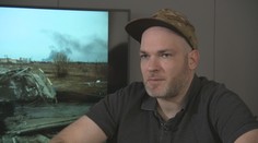 Pravidelne dokumentuje útrapy vojny. Bol na frontovej línii len niekoľko metrov od ruských síl