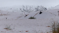 VIDEO: Z horúcej púšte mrazivo biela krajina: Takto vyzerá Sahara pokrytá snehom