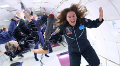 Fantastický zážitok: Prvýkrát si mohla stav beztiaže vyskúšať aj posádka so zdravotným postihnutím