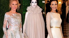 Česká smotánka na Plese v Opere. Nádherná Krainová, Partyšová v svadobnom