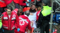 Pri tradičnom behu v Pamplone nabral býk na rohy Američana