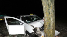 Tragická nehoda pri Trebišove: Taxík vrazil do stromu