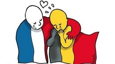 Sociálne siete sú plné smutných karikatúr. Ľudia reagujú na teror v Bruseli
