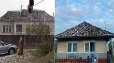 FOTO: Obrovské krúpy spôsobili v obci Senné pohromu. Zničili 50 striech aj autá