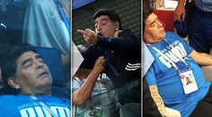 Maradona odtrhnutý z reťaze: Tanec, vztýčené prostredníky a nakoniec ho museli odniesť