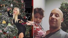 Nádherné fotky! Svetové hviezdy sú už na Vianoce pripravené