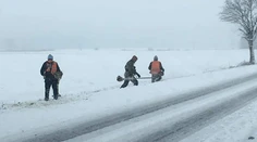 Poľskí cestári sú na smiech celej krajine. Kosili trávu, ktorá bola úplne zasnežená