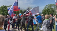 Spomienkovú akciu na generála Štefánika poznačil incident s transparentom