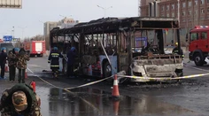 Pri požiari autobusu v Číne zomrelo 14 ľudí