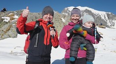 Jano Tribula absolvoval cestu do práce s najmladšou chatárkou a mamou zároveň