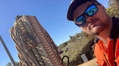 Muž neveril vlastným očiam. Pri oprave svetelnej signalizácie zazrel obrieho pavúka