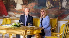 Prezidentka Čaputová na návšteve ČR: Na Pražskom hrade ju privítal český náprotivok Petr Pavel