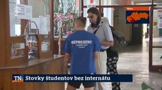 Stovky študentov bez internátu