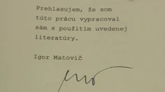 Prekvapivá reakcia spoluautora kníh, ktoré Matovič opísal v diplomovke