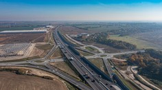 Na D1 pri Bratislave spustili v piatok do prevádzky križovatku Triblavina