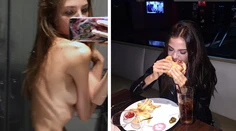 Modelka vydesila trčiacimi rebrami verejnosť. Bráni sa fotkou s hamburgerom