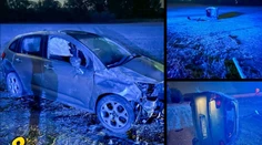 Sekundy ich delili od čelnej zrážky na D1. On strhol volant a prevrátil sa, ona pokračovala v protismere