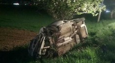 V Šarišských Michaľanoch sa čelne zrazili autá s mladými šoférmi