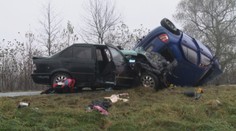 Dvaja mŕtvi! Iba 19-ročná vodička po šmyku vrazila do oprotiidúceho auta